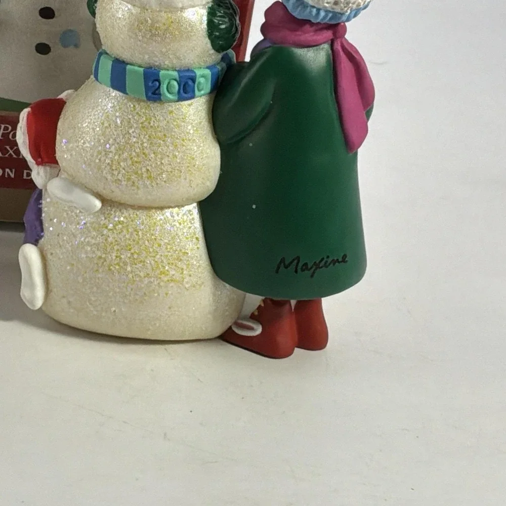 Vintage 2000 Hallmark Keepsake Ornament Self-Portrait Maxine Snowman w/Box